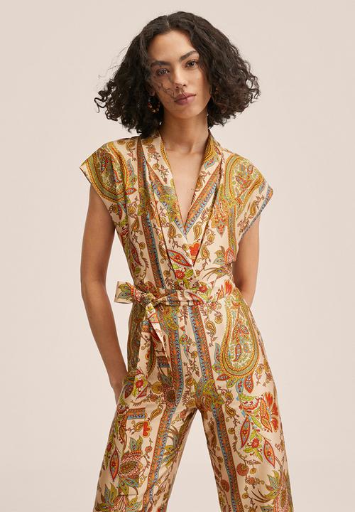 MANGO - One-piece suit greenny - light beige
