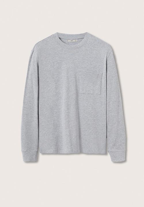 MANGO - Sweatshirt stronger - medium heather grey