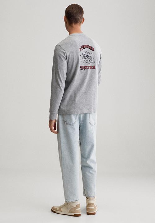 MANGO - Sweatshirt stronger - medium heather grey