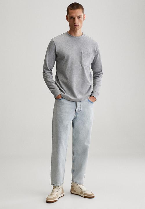 MANGO - Sweatshirt stronger - medium heather grey