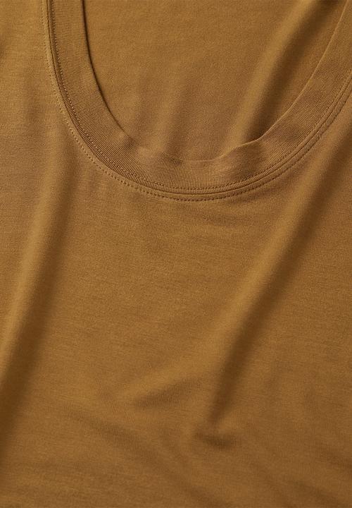 MANGO - T-shirt visca - brown