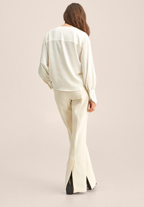 MANGO - Blouse olivia - light beige