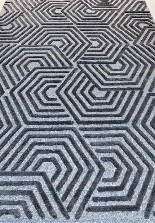 Fotakis - Masawi hexagon rug - grey