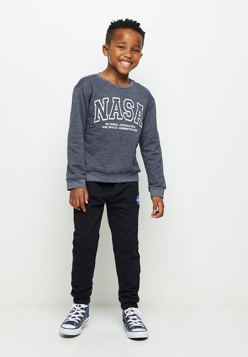 Superbalist Kids - Boys Nasa crew sweatshirt - navy