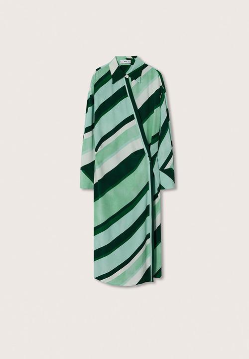MANGO - Dress bio - green