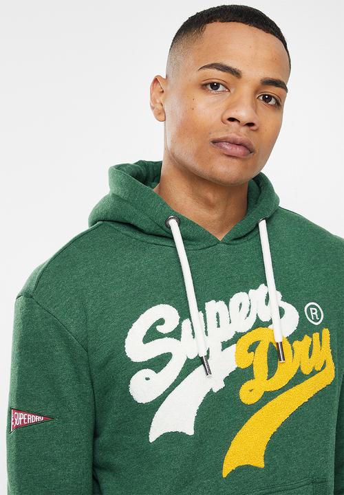 Superdry. - Vl source hood - heritage pine green marl