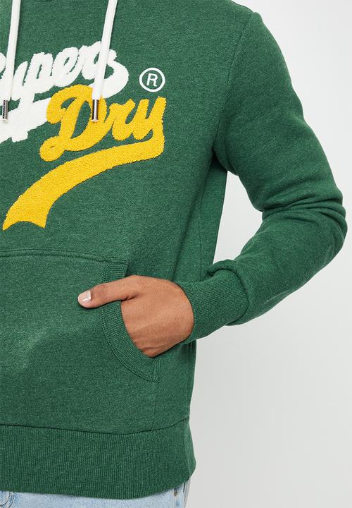 Superdry. - Vl source hood - heritage pine green marl