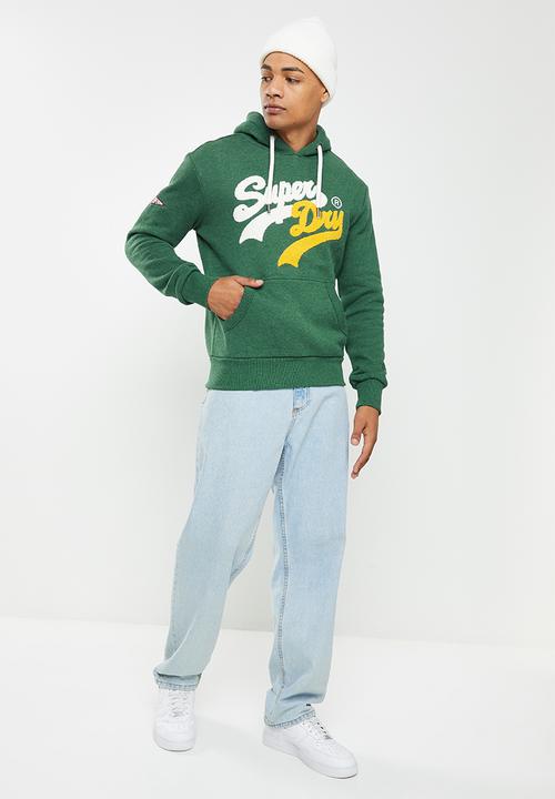 Superdry. - Vl source hood - heritage pine green marl