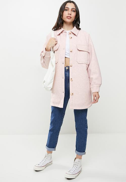 Koton - Buttoned long jacket - powder pink