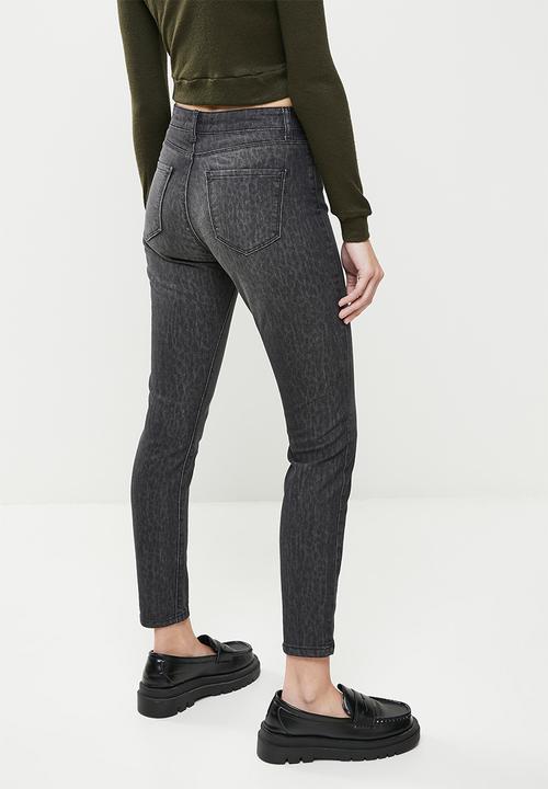 Koton - Medium rise slim fit jeans - black