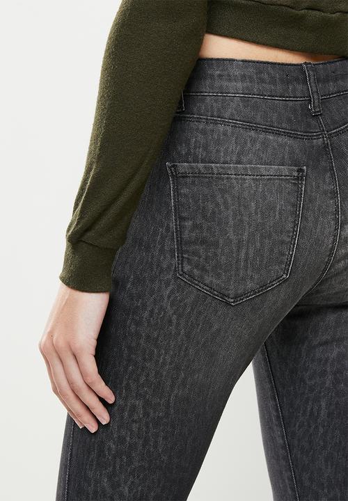 Koton - Medium rise slim fit jeans - black
