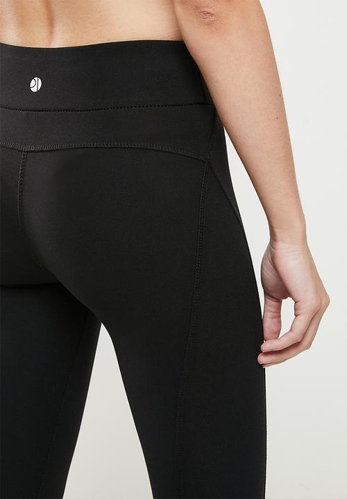 Koton - Standard waist sport leggings - black