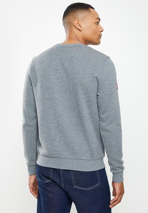 Superdry. - Vl source crew - rich charcoal marl