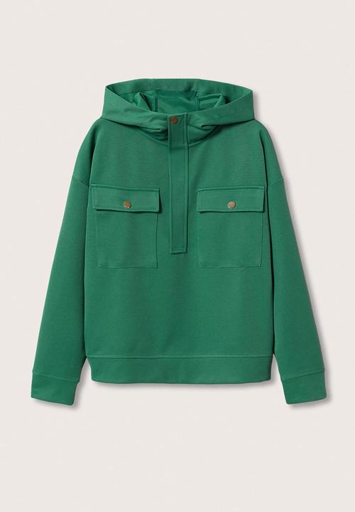 MANGO - Sweatshirt florida2 - green