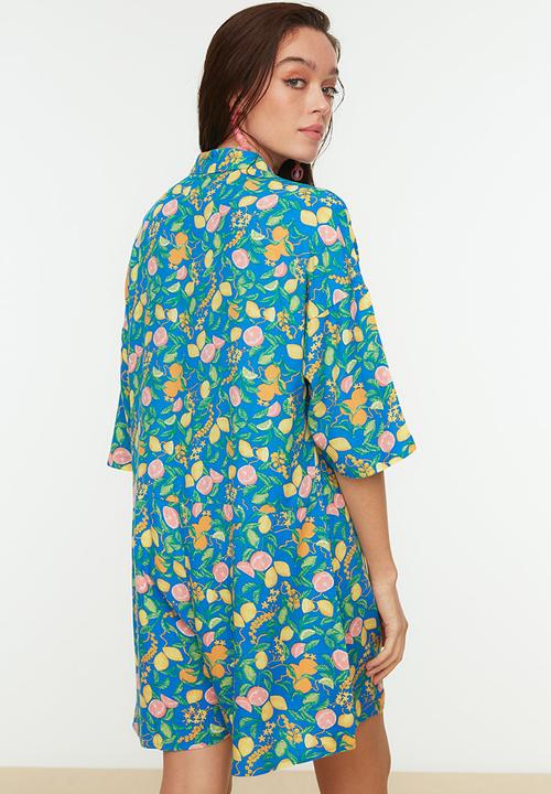 Trendyol - Colorful lemon patterned overalls - multi