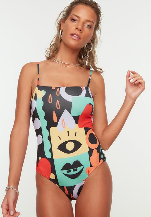 Trendyol - Abstract pattern swimwear - multi