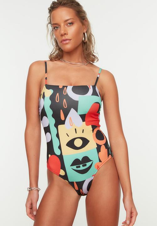 Trendyol - Abstract pattern swimwear - multi