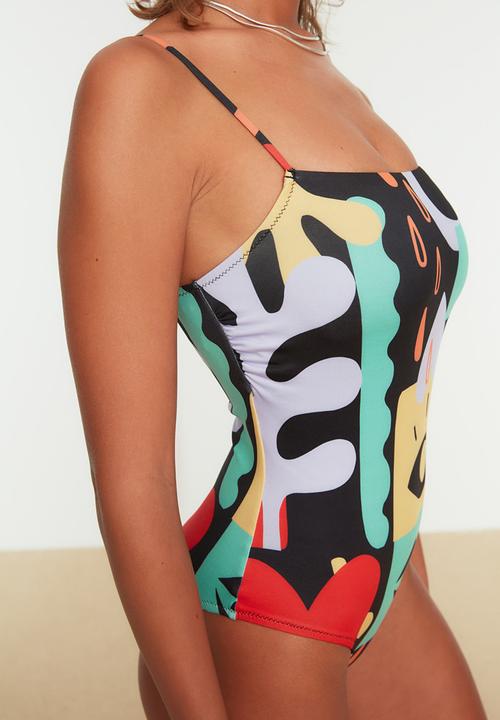 Trendyol - Abstract pattern swimwear - multi