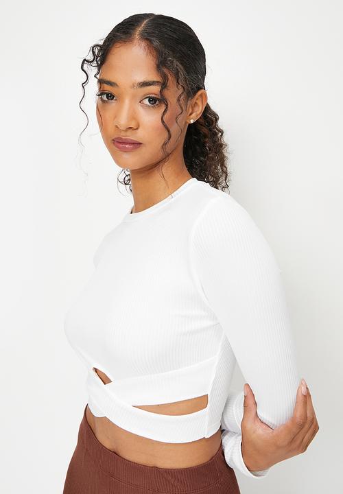 Blake - Cutout details top - milk
