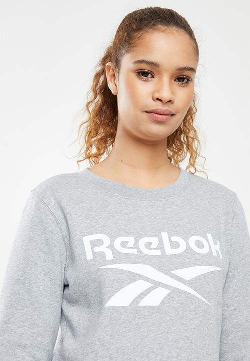 Reebok - Reebok Logo Sweater - medium grey heather