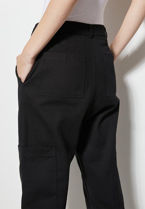 Superbalist - Relaxed cargo jogger - black 1