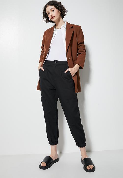 Superbalist - Relaxed cargo jogger - black 1