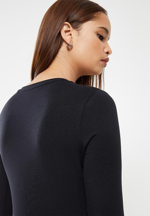GUESS - Longsleeve logo - jet black