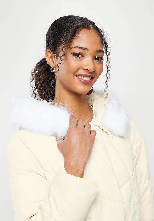 Koton - Faur fux anorak puffer coat - stone