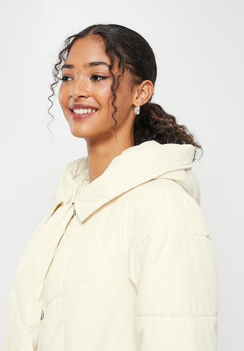 Koton - Faur fux anorak puffer coat - stone