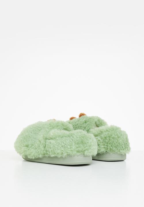Pop Candy - Dino slipper - green