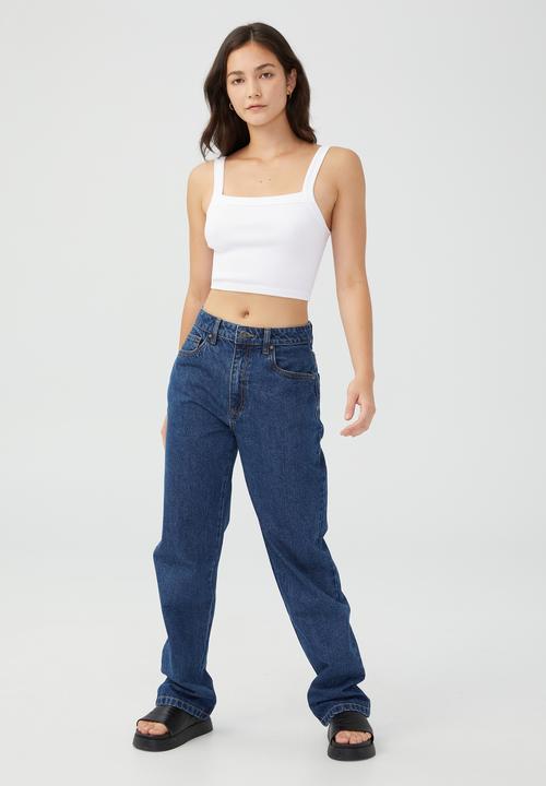 Cotton On - Petite straight jean - cape  blue