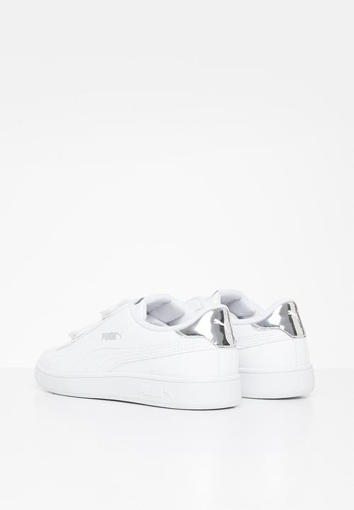 PUMA - Puma smash v2 mirror metallic v ps - puma white-puma white-puma silver