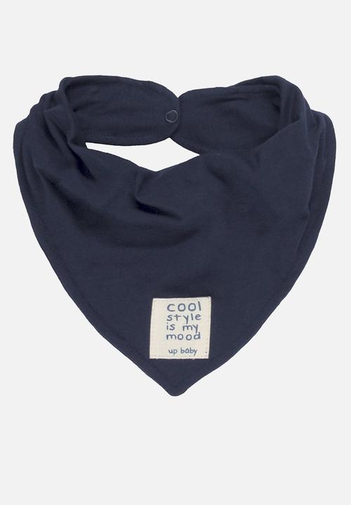 UP Baby - Bodysuit, bib and sweat bermuda - off white & navy