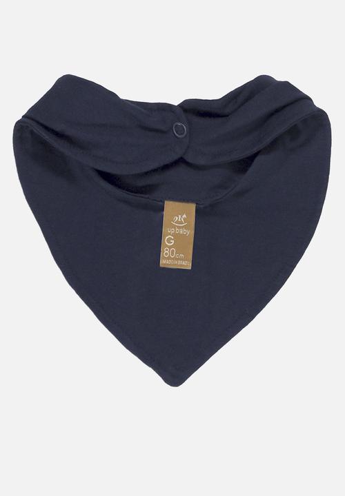 UP Baby - Bodysuit, bib and sweat bermuda - off white & navy