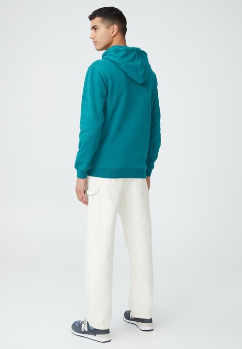 Cotton On - Essential fleece pullover - emerald green