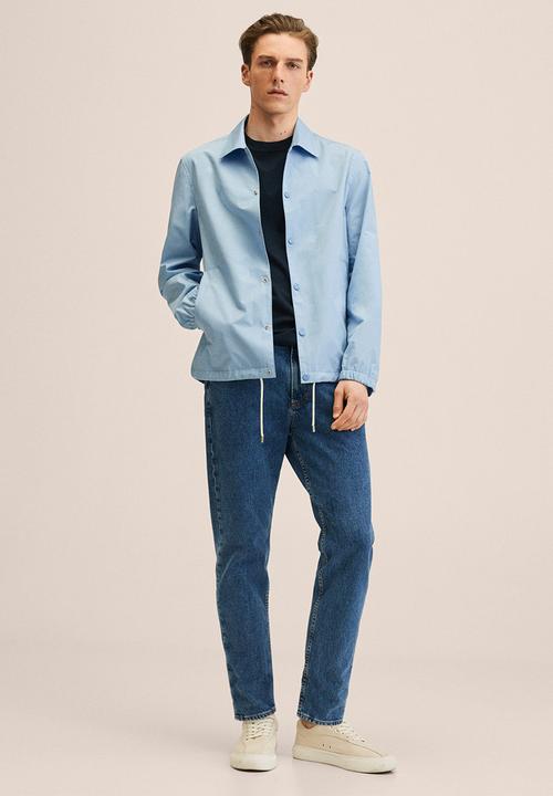 MANGO - Corinto Light cotton jacket - sky blue
