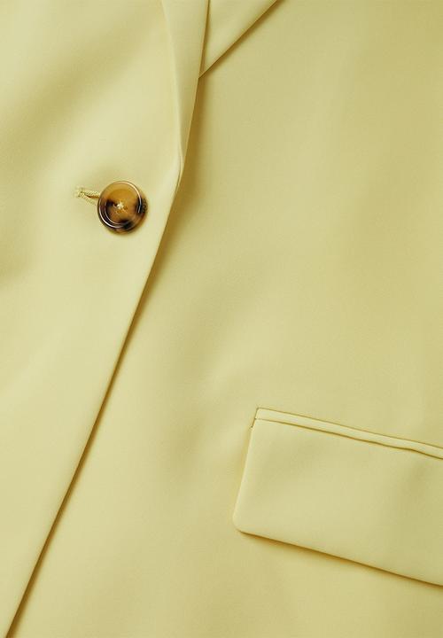 MANGO - Blazer paula - light pastel yellow