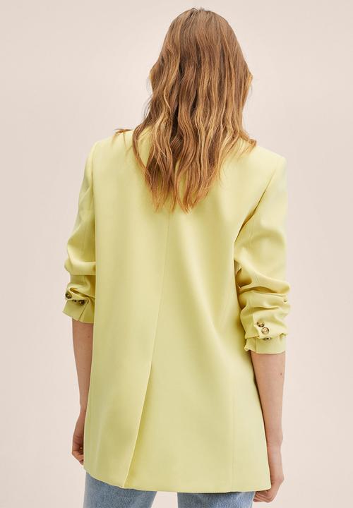 MANGO - Blazer paula - light pastel yellow
