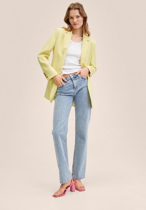 MANGO - Blazer paula - light pastel yellow