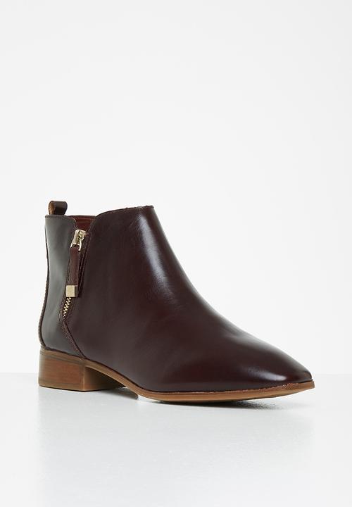 ALDO - Kaelleflex leather boot - dark brown