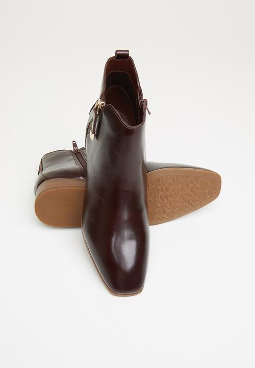 ALDO - Kaelleflex leather boot - dark brown