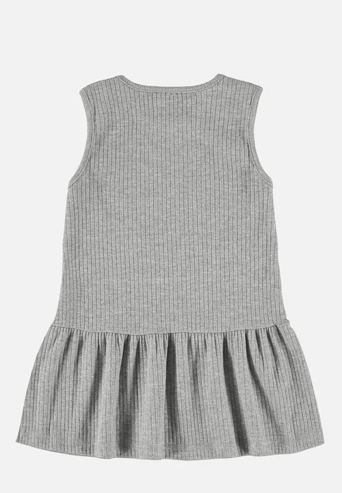 Quimby - Ribbed dress - grey