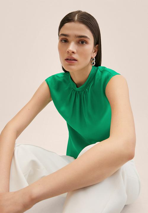 MANGO - Blouse natalie - green