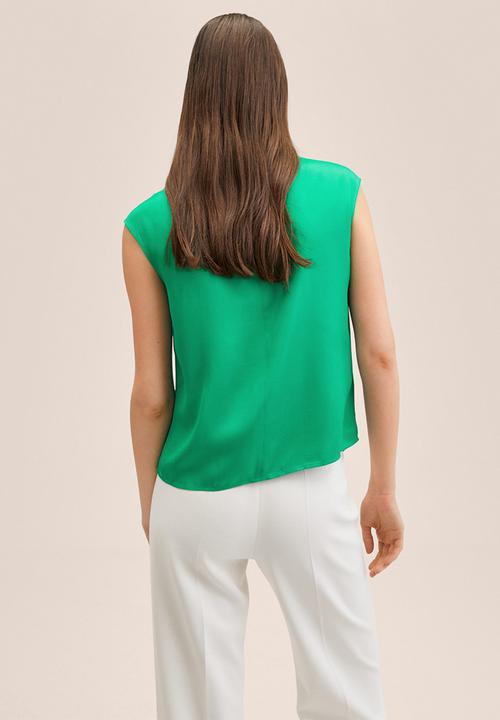 MANGO - Blouse natalie - green