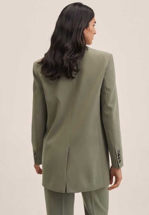 MANGO - Blazer paula - beige & khaki