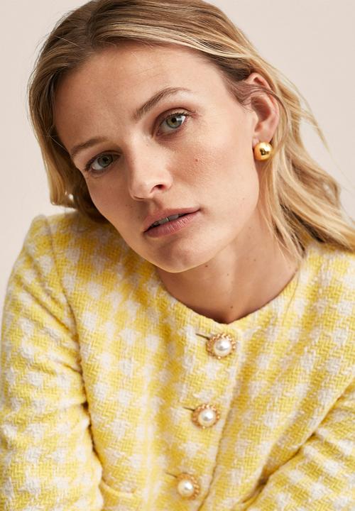 MANGO - Jacket lucia - yellow
