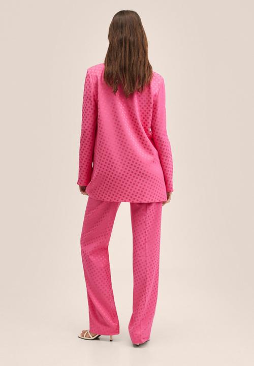 MANGO - Blazer topete - bright pink