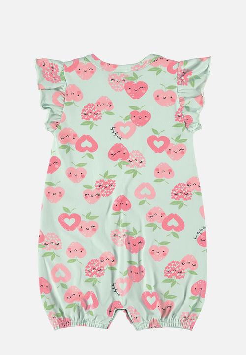 Quimby - Elastane jersey romper - light green