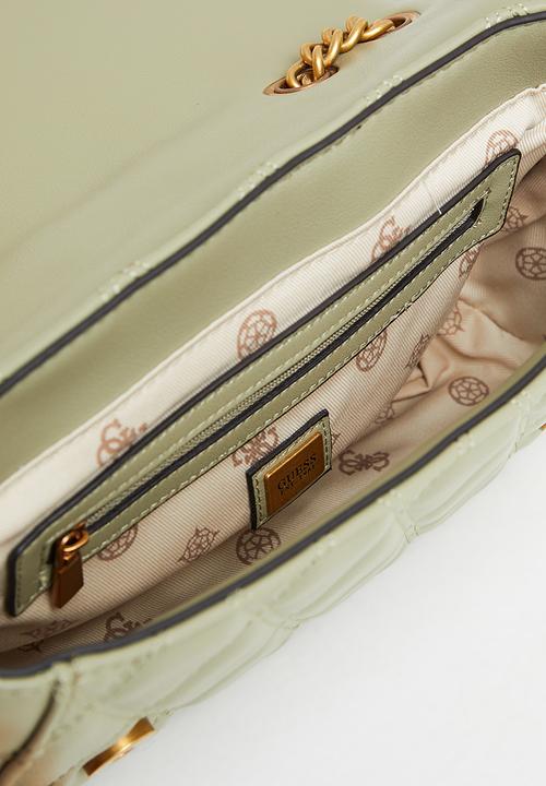 GUESS - Triana convertible cross body flap - sage