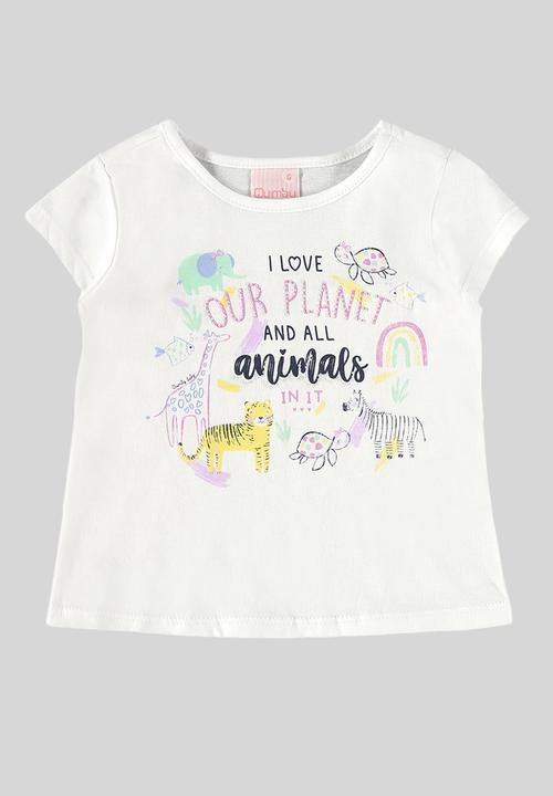 Quimby - T-shirt and shorts set - white